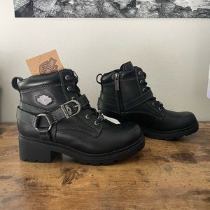 BRAND NEW & *OBO* Harley-Davidson Tegan Lace Up Boots. size 7 US